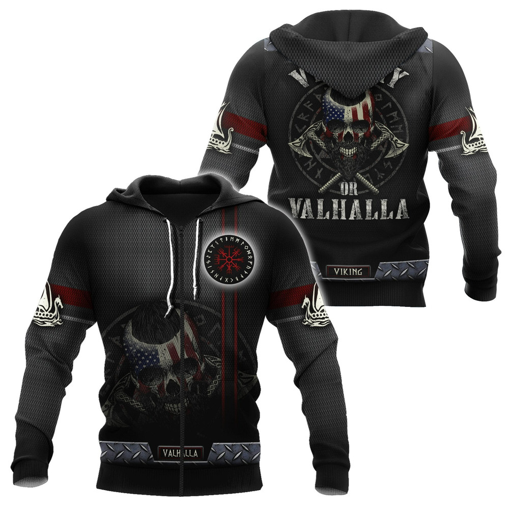 American Viking 3D Hoodie Viking Hoodie For Men Women