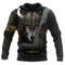 Viking Wolf Warrior Hoodie Viking Hoodie For Men Women