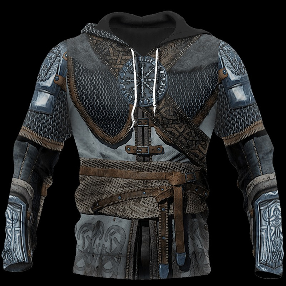 Vegvisir Armor Hoodie Viking Hoodie For Men Women
