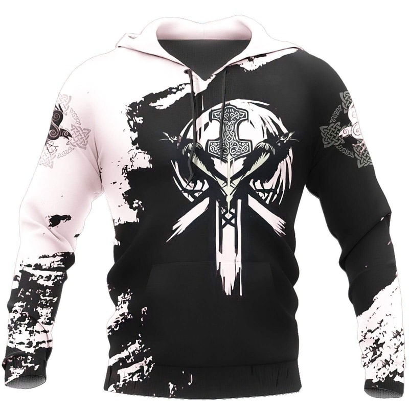 Viking Mjolnir Hoodie Viking Hoodie For Men Women