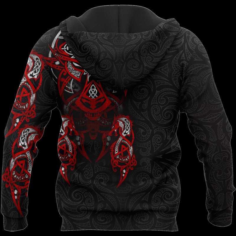Bloody Fenrir Hoodie Viking Hoodie For Men Women