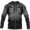 Mjolnir and Dragon Hoodie Viking Hoodie For Men Women