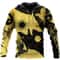 Geri and Freki Gold Edition Hoodie Viking Hoodie For Men Women
