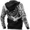 Viking Huginn Tattoo Hoodie Viking Hoodie For Men Women