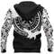 Viking Huginn Tattoo Hoodie Viking Hoodie For Men Women