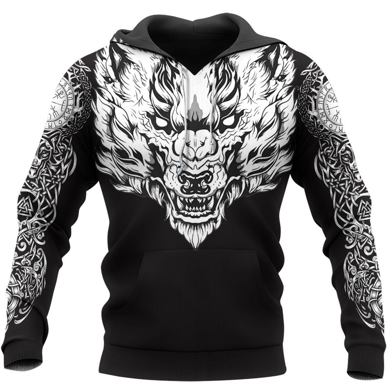 AXE SWORD Viking Hoodie Viking Hoodie For Men Women