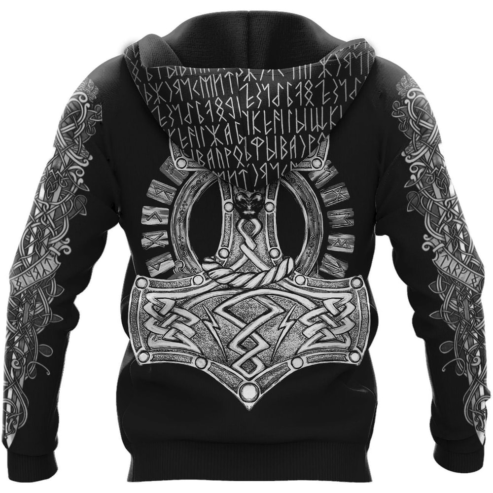 VIKING WARRIOR Hoodie Viking Hoodie For Men Women