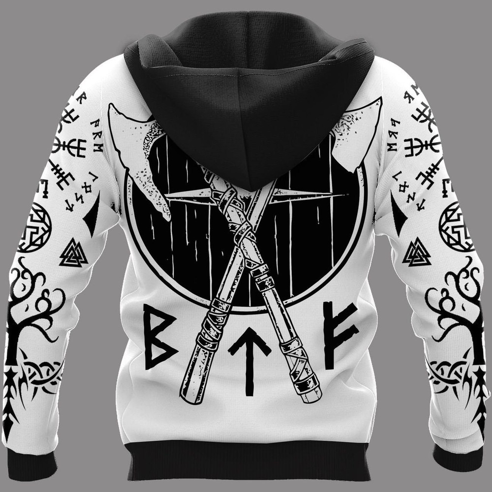 HATI AND SKOLL Viking Hoodie Viking Hoodie For Men Women