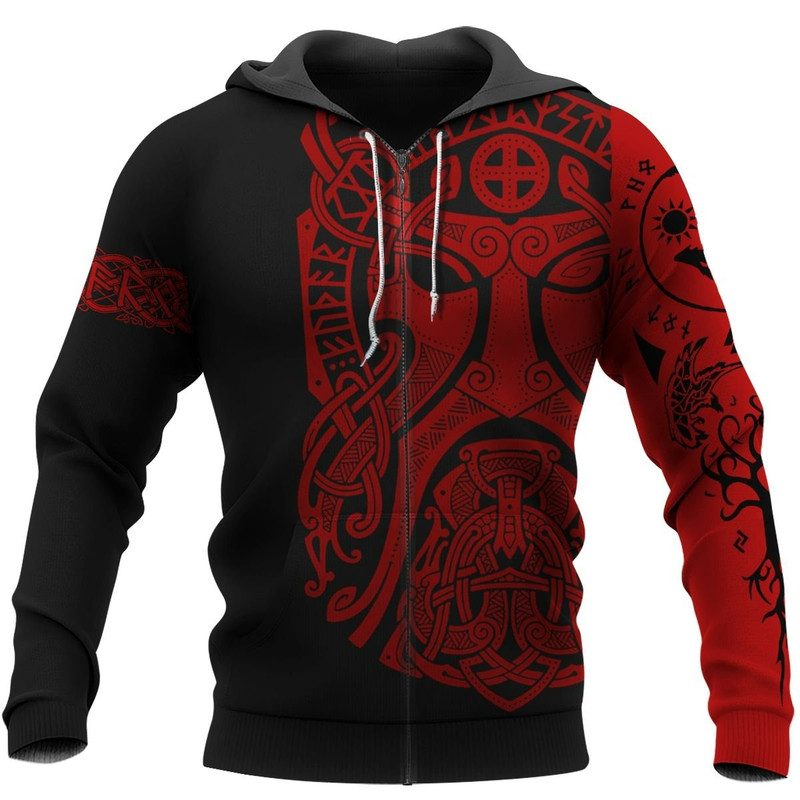BEAR VEGVISIR Viking Hoodie Viking Hoodie For Men Women