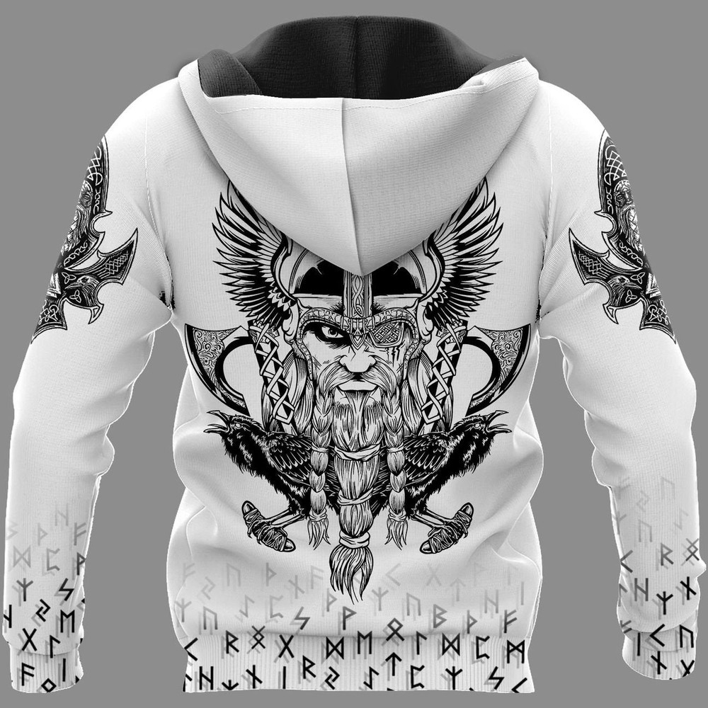 VEGVISIR BEAR Viking Hoodie For Men Women