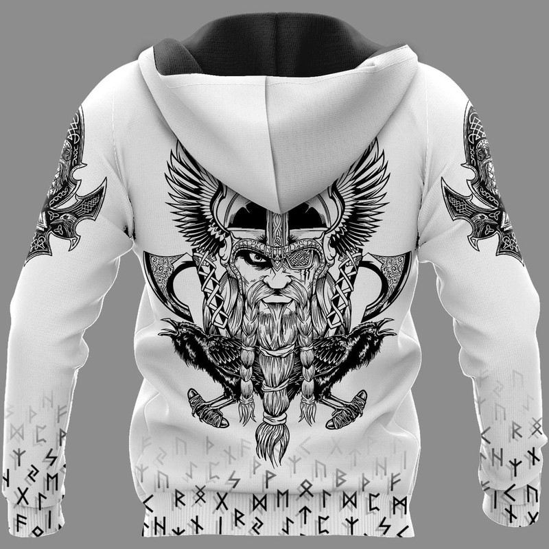 VEGVISIR BEAR Viking Hoodie For Men Women
