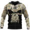 VALKNUT SKULL WITH CAMO Hoodie Viking Hoodie For Men Women