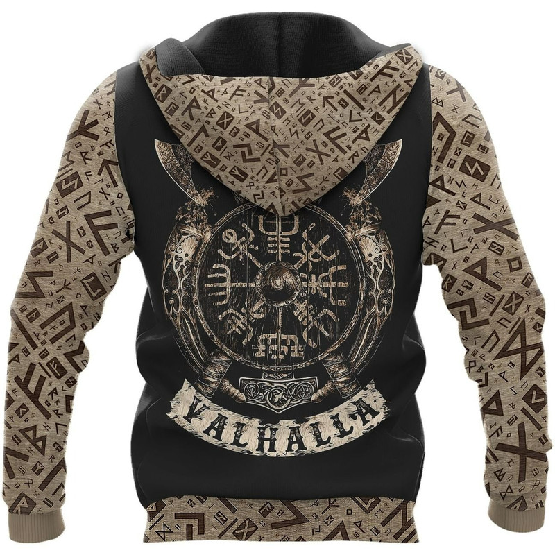 VALHALLA Hoodie Viking Hoodie For Men Women