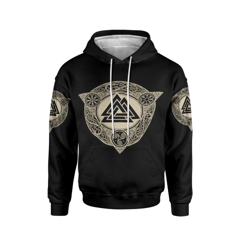 THE HEART OF ODINISM Hoodie Viking Hoodie For Men Women