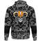 Bearded Viking with Bandana Paisley Style Viking Hoodie For Men Women
