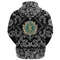 Celtic Sword And Celtic Scandinavian Ornaments with Bandana Paisley Style Viking Hoodie For Men Wom