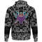 Cool Beard With Axe with Bandana Paisley Style Viking Hoodie For Men Women