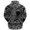 Crow Black with Bandana Paisley Style Viking Hoodie For Men Women