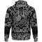 Crows Scandinavian Runes with Bandana Paisley Style Viking Hoodie For Men Women
