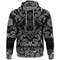 Deer Skull Sword And Shield with Bandana Paisley Style Viking Hoodie For Men Women