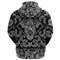 Fenrir Wolf Tattoo Style with Bandana Paisley Style Viking Hoodie For Men Women