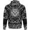 Four Crossed The Sword In Circle Of Norse Runes with Bandana Paisley Style Viking Hoodie For Men Wo