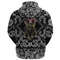 Hati and Skoll with Bandana Paisley Style Viking Hoodie For Men Women