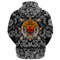 Head with Bandana Paisley Style Viking Hoodie For Men Women
