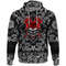 Head On Black with Bandana Paisley Style Viking Hoodie For Men Women