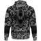 Head On White with Bandana Paisley Style Viking Hoodie For Men Women