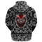 Head With Vintage with Bandana Paisley Style Viking Hoodie For Men Women