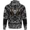 Helmet Head with Bandana Paisley Style Viking Hoodie For Men Women