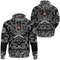 Helmet Of The And Two Swords Valknut with Bandana Paisley Style Viking Hoodie For Men Women