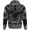 Moon Symbol with Bandana Paisley Style Viking Hoodie For Men Women