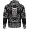 Scandinavian Owl with Bandana Paisley Style Viking Hoodie For Men Women