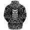 Scandinavian Owl with Bandana Paisley Style Viking Hoodie For Men Women