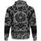 Scandinavian Runic Circle with Bandana Paisley Style Viking Hoodie For Men Women