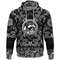 Shield With Deer Crest And Crossing Swords with Bandana Paisley Style Viking Hoodie For Men Women