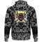Skull and Sword with Bandana Paisley Style Viking Hoodie For Men Women