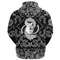 Spiritual Symbol Of Legendary Wolf From Ancient Mythology with Bandana Paisley Style Viking Hoodie