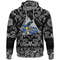 Sweden Valknut with Bandana Paisley Style Viking Hoodie For Men Women