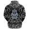Thors Hammer Axe Viking with Bandana Paisley Style Viking Hoodie For Men Women