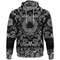 Valknut And Scandinavian Runes with Bandana Paisley Style Viking Hoodie For Men Women