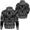 Vintage Skull With Beard with Bandana Paisley Style Viking Hoodie For Men Women