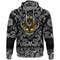 Warrior and Skull with Bandana Paisley Style Viking Hoodie For Men Women