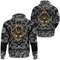 Warrior and Skull with Bandana Paisley Style Viking Hoodie For Men Women