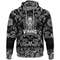 Warrior Nordic with Bandana Paisley Style Viking Hoodie For Men Women