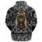Warrior Sword with Bandana Paisley Style Viking Hoodie For Men Women