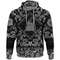 Wolf Head Howling with Bandana Paisley Style Viking Hoodie For Men Women
