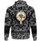 Wolfs and Sword with Bandana Paisley Style Viking Hoodie For Men Women